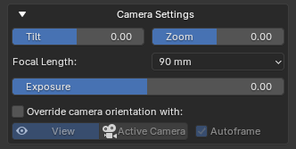 Camera Settings