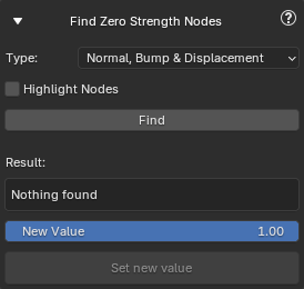 Find Zero Strength Nodes Utility